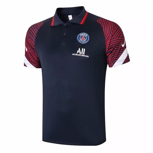 Polo Paris Saint Germain 2020/21 Azul Marino Rojo